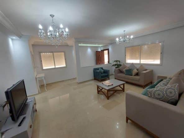 Appartment for rent in la marsa with three bedrooms affordable househunting big dressing balcony nearthebeach