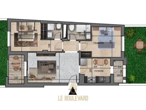 Apartment in Nabeul,Mrezga