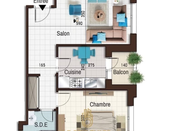 Apartment in Nabeul,Mrezga