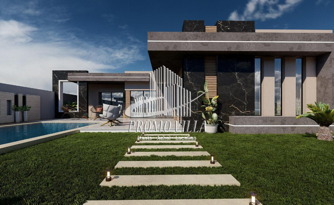 à Vendre Villa moderne plain-pied avec piscine à hammamet sud