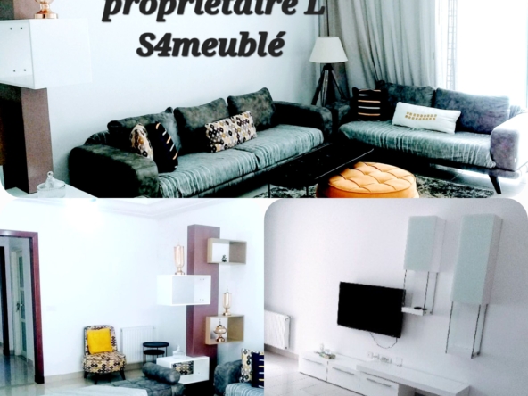 Appartement S4 meublé à Tunis Laounia
