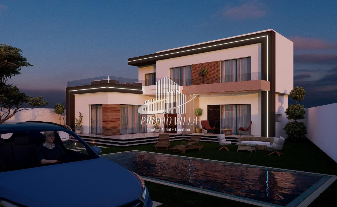 À vendre Charmante villa moderne à Nabeul Hammamet Sud