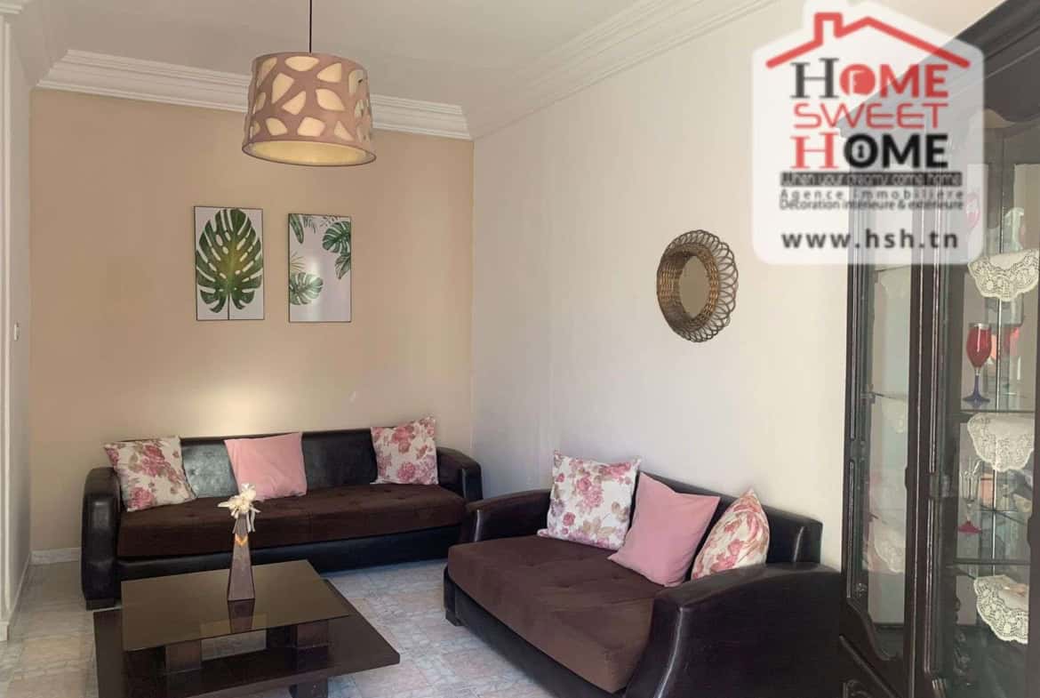 à Louer Etage de Villa S2 à Tunis El Kram Cité EL Bounouk